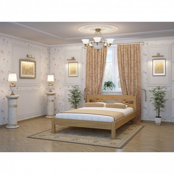 Кровать "Марта 140" сосна - Вид 2