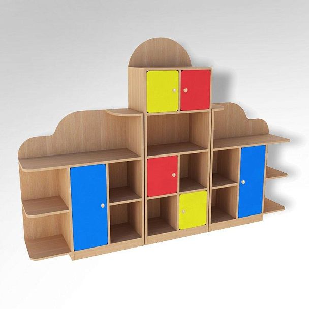 Стенка Антошка, цветной фасад - Вид 1