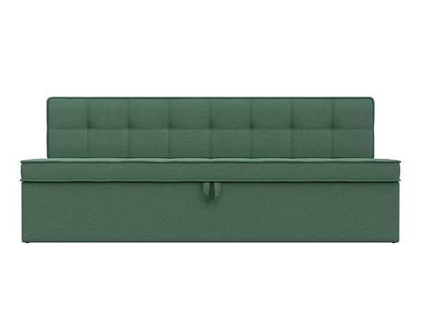 Диван кухонный прямой Техас Рогожка зеленый - Вид 2