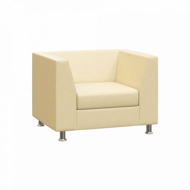 Диван с подлокотниками одноместный "PRIME" PR.DP-1 бежевый кз - Вид 1