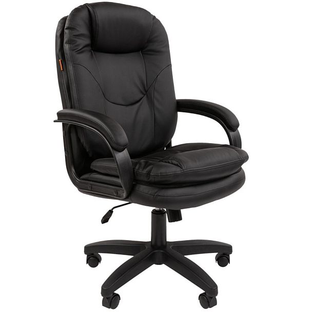 Кресло CHAIRMAN 668LT, экокожа, черный - Вид 1
