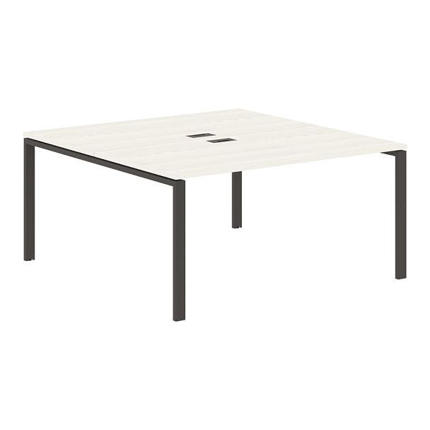 Стол 2-х местный EUWST 1516 Ясень Траун/Мокко 1560х1606х750 EDIS - Вид 1