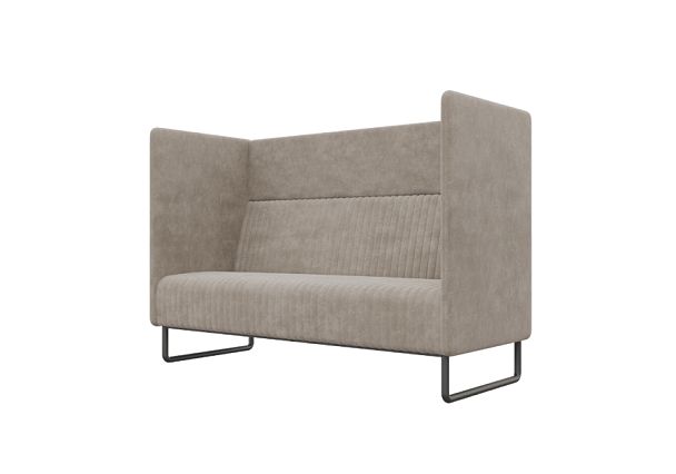 Bronks Диван двухместный BROS-2 Pallada 03/Металл Черный 1715*760*1180 - Вид 1