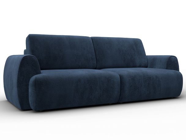 Диван прямой Лига-115 НПБ Велюр синий - Вид 1
