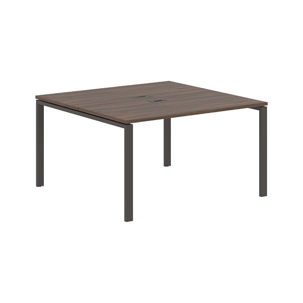 Стол 2-х местный EUWST 1313 Дуб Денвер тёмный/Мокко 1360х1346х750 EDIS - Вид 1