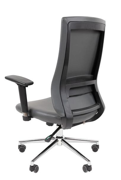 Офисное кресло Chairman 500LUX Россия экокожа cерый БП - Вид 6