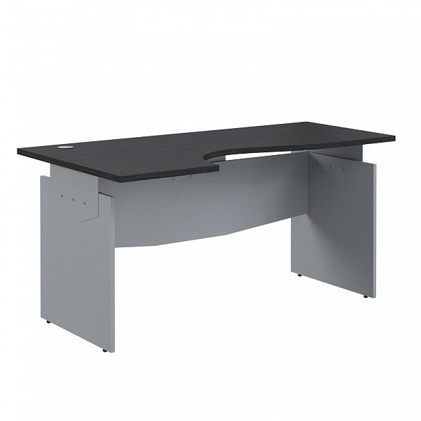 Стол "Offix new" OCET 169 легно темный/металлик - Вид 1