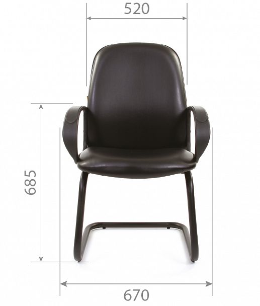 Кресло CHAIRMAN 279V, экокожа, черный  - Вид 4