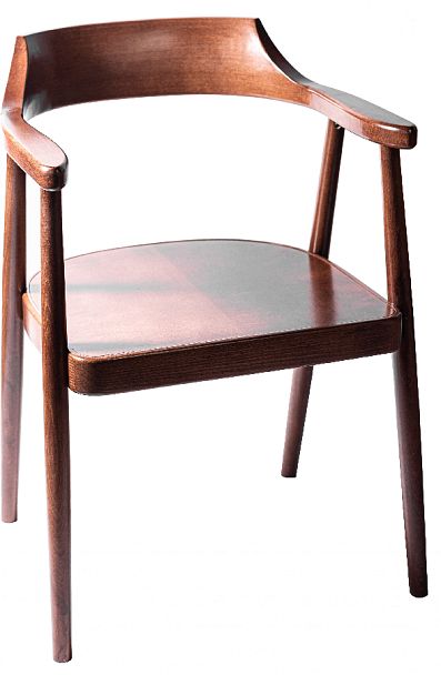 Комплект деревянных стульев с подлокотниками Боэн светлый орех, 2 шт. - Вид 2