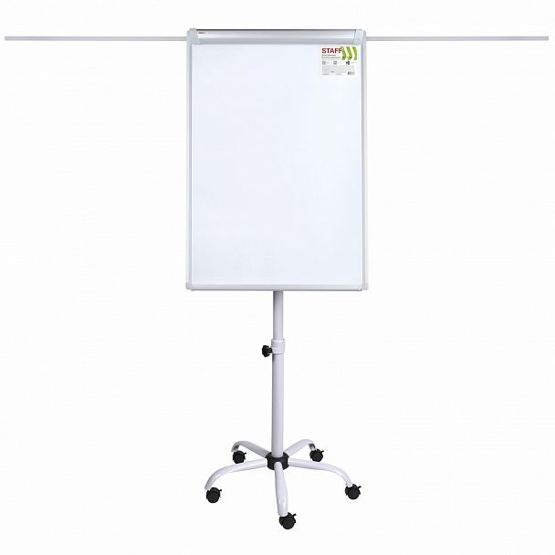 Доска-флипчарт с дополнительными держателями для бумаги, магнитно-маркерная, 70х100 см, пятилучие, STAFF, 238005 - Вид 3
