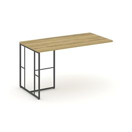 Rift Direct Брифинг-приставка RF.BR-004 Дуб Винченцо/Металл Антрацит 1380*700*750 - Фото предпросмотра