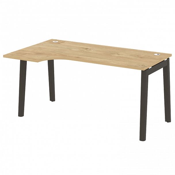 Стол эргономичный "Onix wood" OW.SA-1 тиквуд светлый/дуб темный - Вид 2