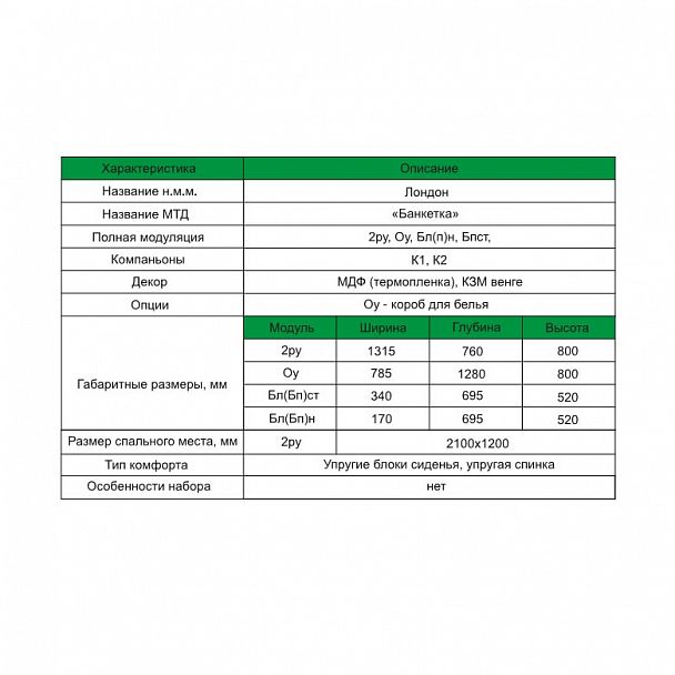 Диван "Лондон" - Вид 5