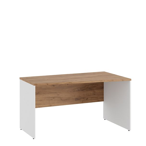 Стол трапеция правый Tess 140x80x75 дуб крафт золотой - Вид 1