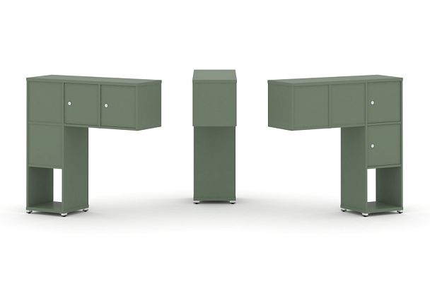 Concept Надставка низкая CN.DNN-002 Кобо/Металл Белый 1099*365*1130 - Вид 1