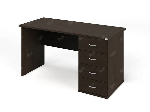 ЛАЙТ / LIGHT RRG007-14x6R Однотумбовый стол 140x60x75 Венге - Вид 1