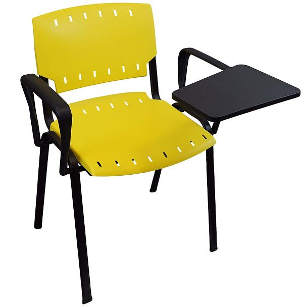 Конференц - стул Sigma c подлокотниками и столиком, красный - Вид 1