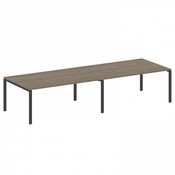 Стол для переговоров "Metal System" БП.ПРГ-2.5 вяз/антрацит - Вид 1