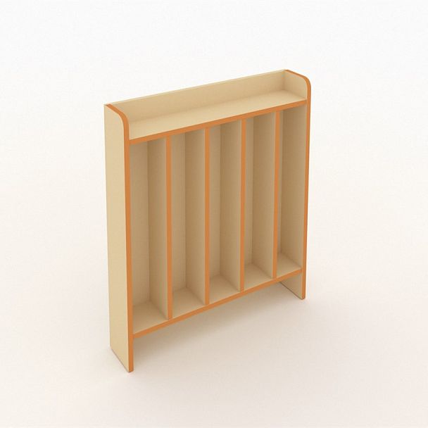 Вешалка для полотенец настенная оранжевый - Вид 1