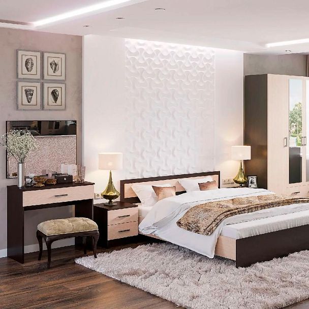 ГАРМОНИЯ ТБ 601 тумба прикроватная (0,4х0,45х0,408) дуб крафт белый/дуб крафт серый - Вид 3