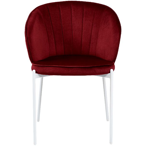 Комплект кухонных стульев Миэль бордовый велюр/белый, 3 шт. - Вид 2