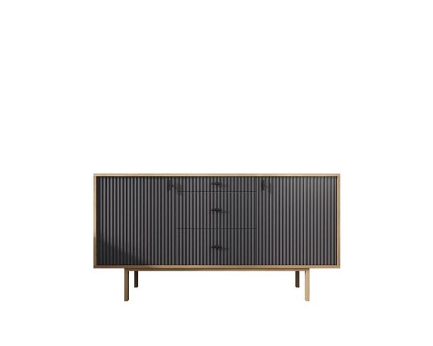 Комод две дверки и три ящика Emerson арт EM08/7024/L - Вид 1