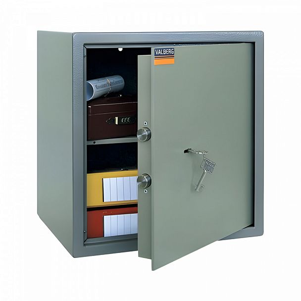 Сейф VALBERG "ASM-46", 460х440х355 мм, 27 кг, ключевой замок, крепление к стене, полу - Вид 1