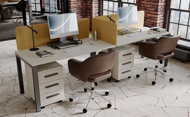 Шкаф для бумаг New Line  дуб шамони темный - Вид 4