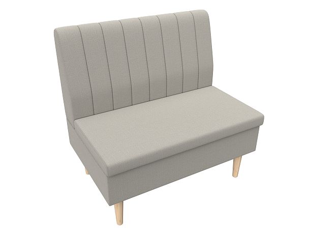 Диван прямой Мини Рогожка бежевый - Вид 6