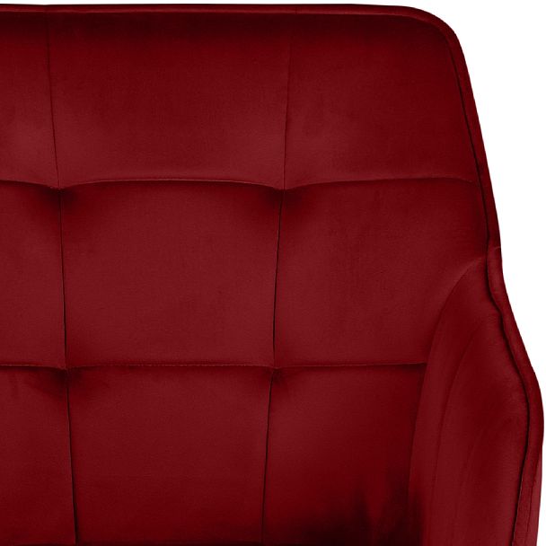 Комплект полубарных поворотных кресел Мони К, Confetti bordo/белый, 3 шт. - Вид 8