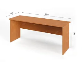 UNITY PС6-18 ВИШНЯ Офисный стол прямоугольный Прямой 1800х600х750 - Фото предпросмотра