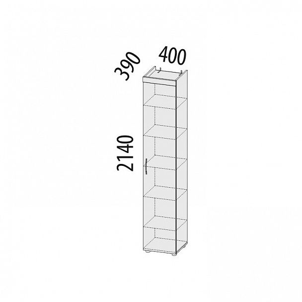 Пенал "Мэри" 39.06 - Вид 2