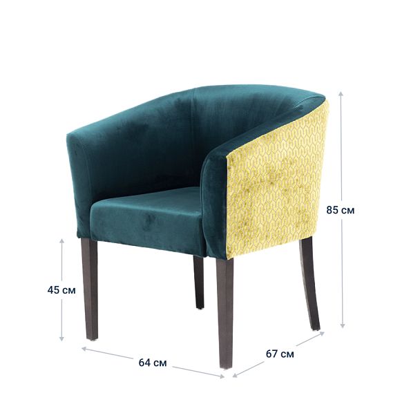 Полукресло Самбука, велюр - Вид 9