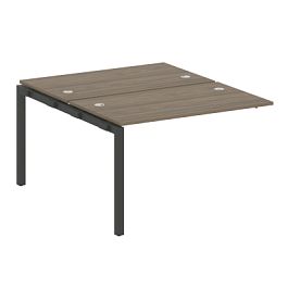 Metal System Quattro Р. ст. криволинейная на П-образном м/к 50БП.РАС-СА-2.2 Вяз/Антрацит металл 1400*1835*750 - Фото предпросмотра