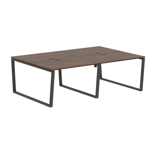 Стол 4-х местный EVWST 2316 Дуб Денвер тёмный/Мокко 2326х1606х750 EDIS - Вид 1