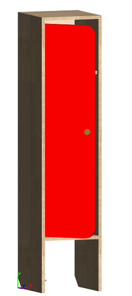 Шкаф детский 1-секционный для одежды ШЛД-010 - Вид 2