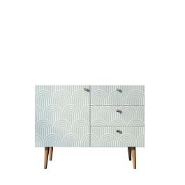 Комод Berber три ящика и дверка 34 принт арт BB34/Print_34 - Фото предпросмотра