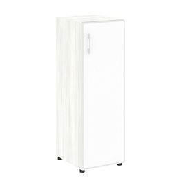 Yalta Шкаф узкий LT.SU-2.4 R (R) white Снежная патина/Стекло white 400*450*1195 - Фото предпросмотра