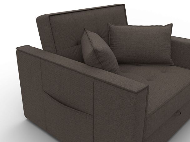 Кресло-кровать Лига-104 (80) Рогожка коричневый - Вид 4