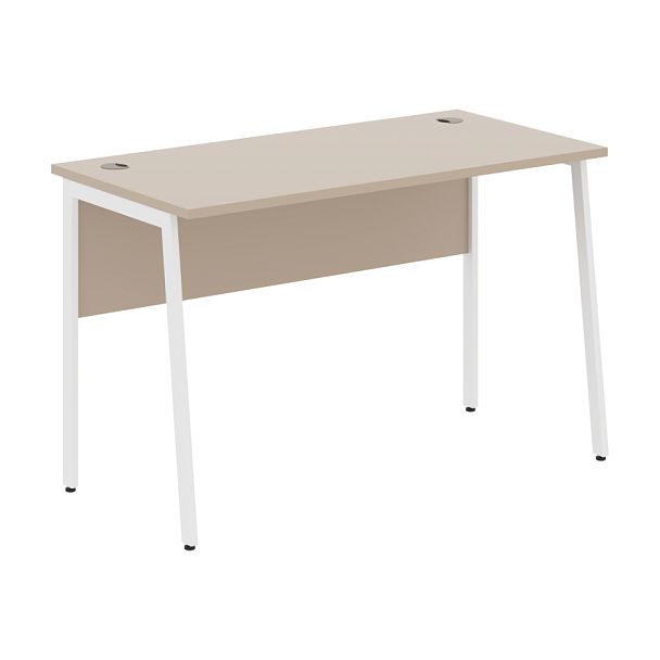Стол прямой СП-2.1P Мокачино/Белый 1200х608х755 IMAGO PLUS - Вид 1