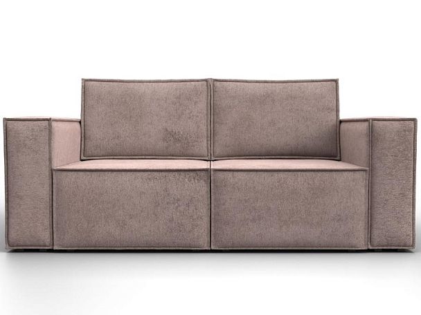 Диван прямой Куба мини Велюр бежевый - Вид 2