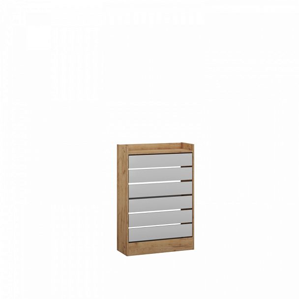 Ямайка Обувница ЯПТ-2 (1026х700х270) дуб крафт золотой/белый - Вид 1