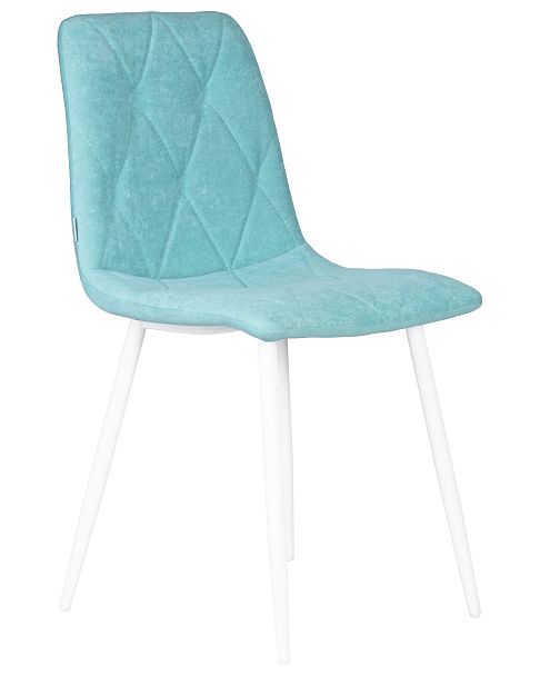 Стул обеденный DOBRIN CHILLY ROMBO (Тиффани Simple 51, основание белый) - Вид 2
