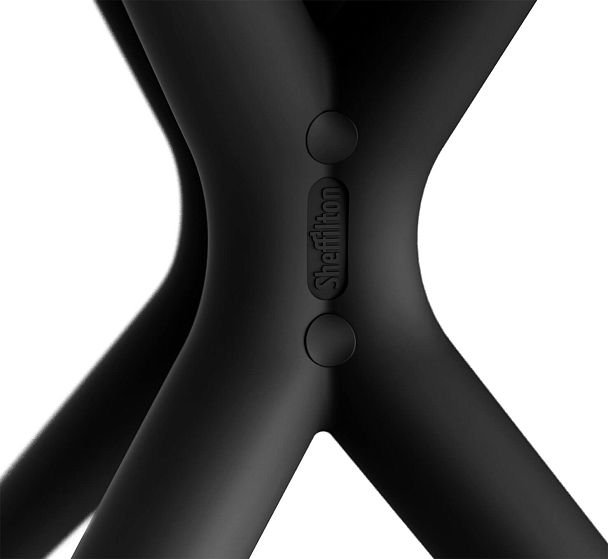 Стол Sheffilton SHT-TU30-2/TT41 120/80 МДФ бочкообразная черный/кроскат - Вид 8