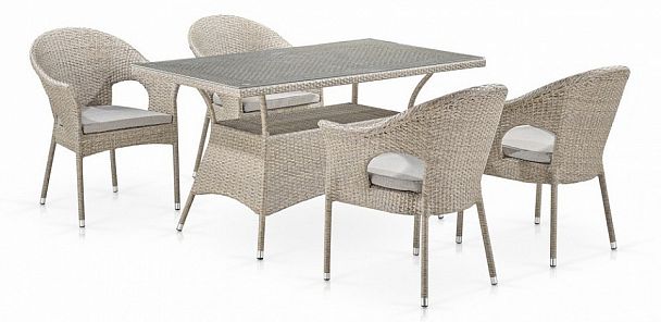 Набор уличный T198C/Y79C-W85 Latte 4Pcs - Вид 1