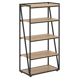 Стеллаж LMMC 80 Дуб Бофорд/Черный 800х430х1517 LOFTIS - Фото предпросмотра