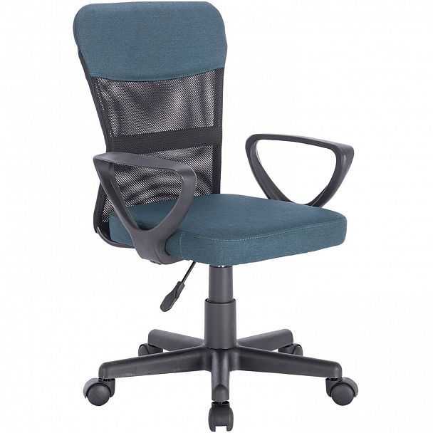 Кресло подростковое КОМПАКТНОЕ BRABIX "Jet MG-315", серо-синее, 531842 - Вид 5