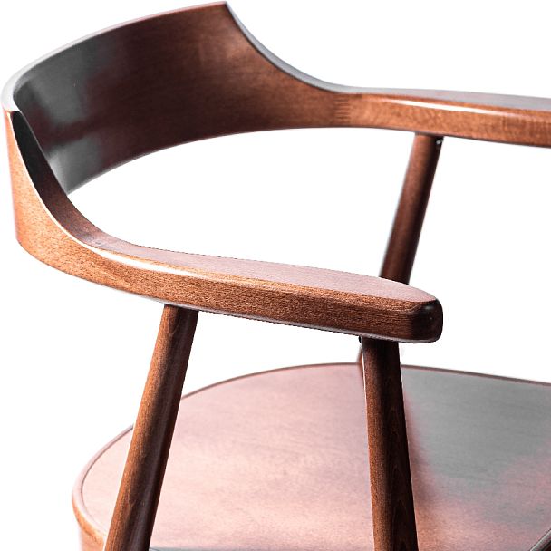 Комплект деревянных стульев с подлокотниками Боэн светлый орех, 4 шт. - Вид 8