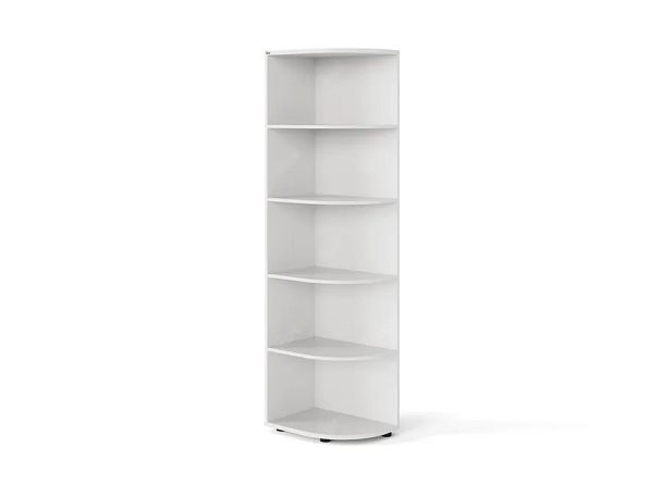 ЛАЙТ / LIGHT RLG030-35x55 Угловой стеллаж 35x55x183 Белый - Вид 1