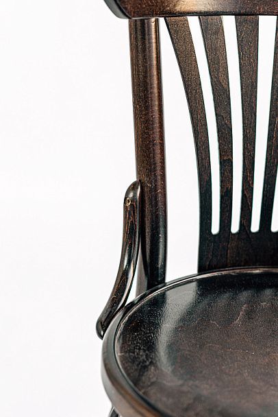 Комплект венских деревянных стульев Ослав темный орех, 4 шт. - Вид 12